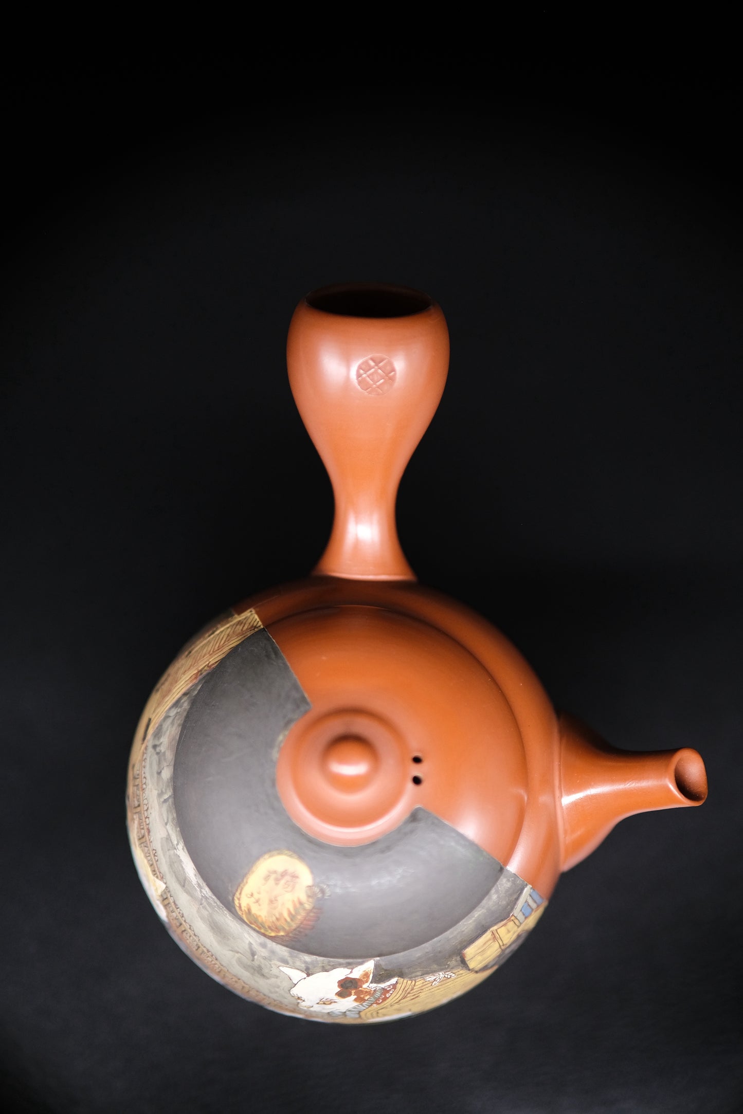 吉川壶堂五十周年纪念作品《纳凉的猫》