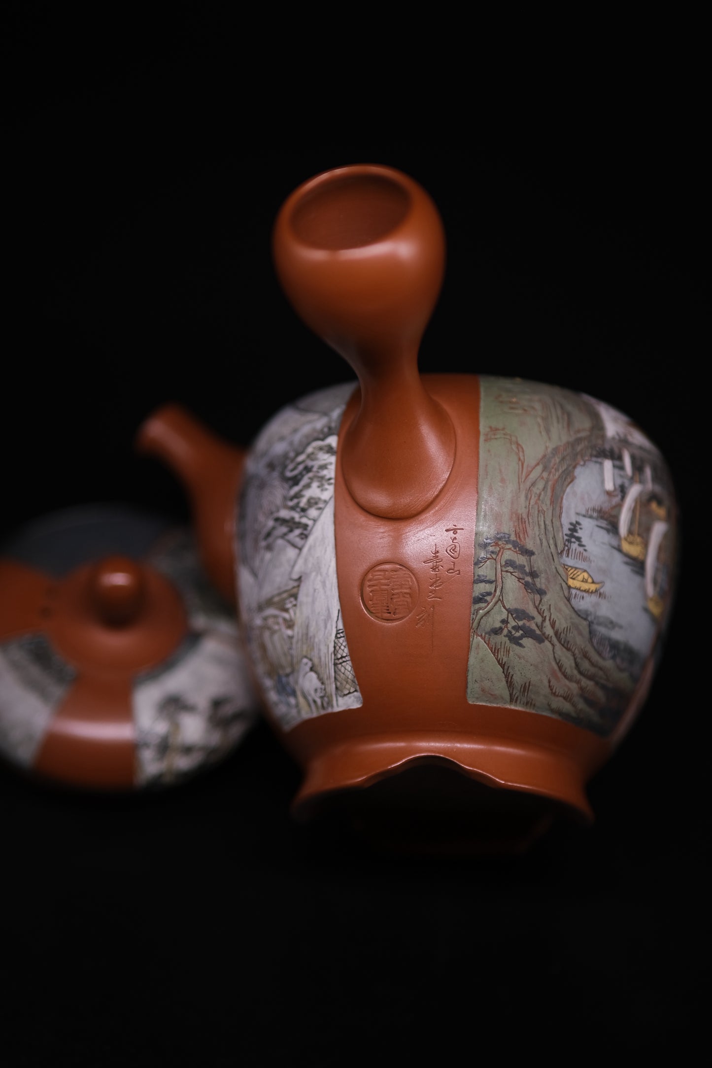 吉川壶堂五十周年纪念作品《富士四景》