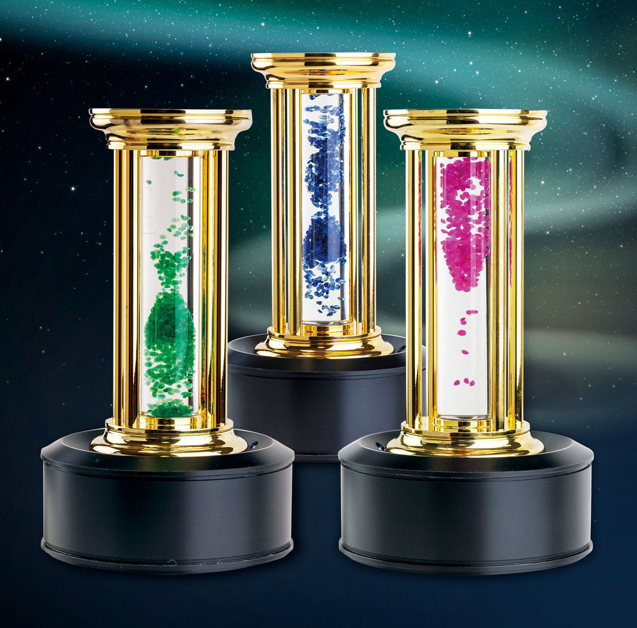 日本三色宝石沙漏