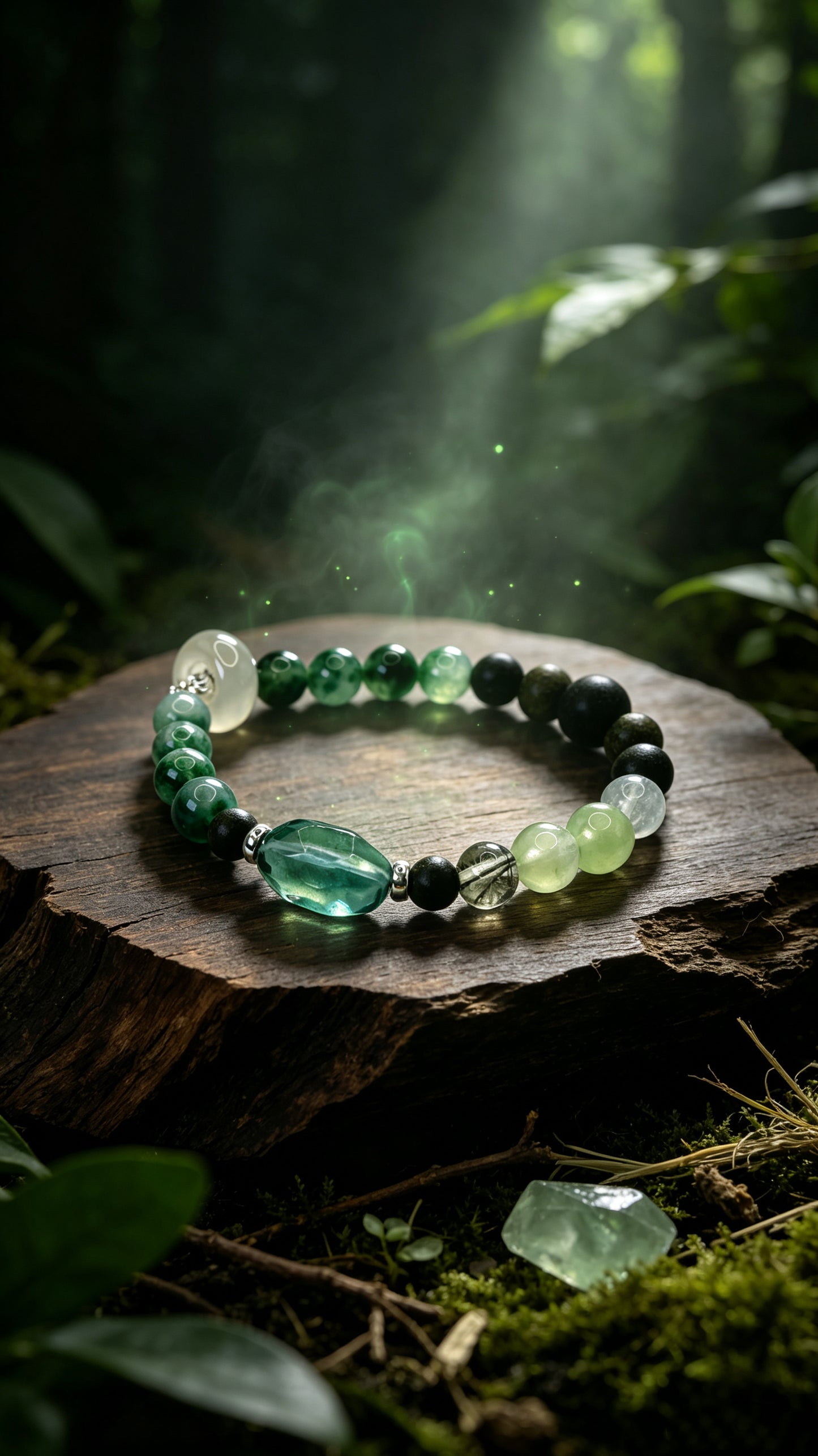 HANT Wood‑Energy Bracelet