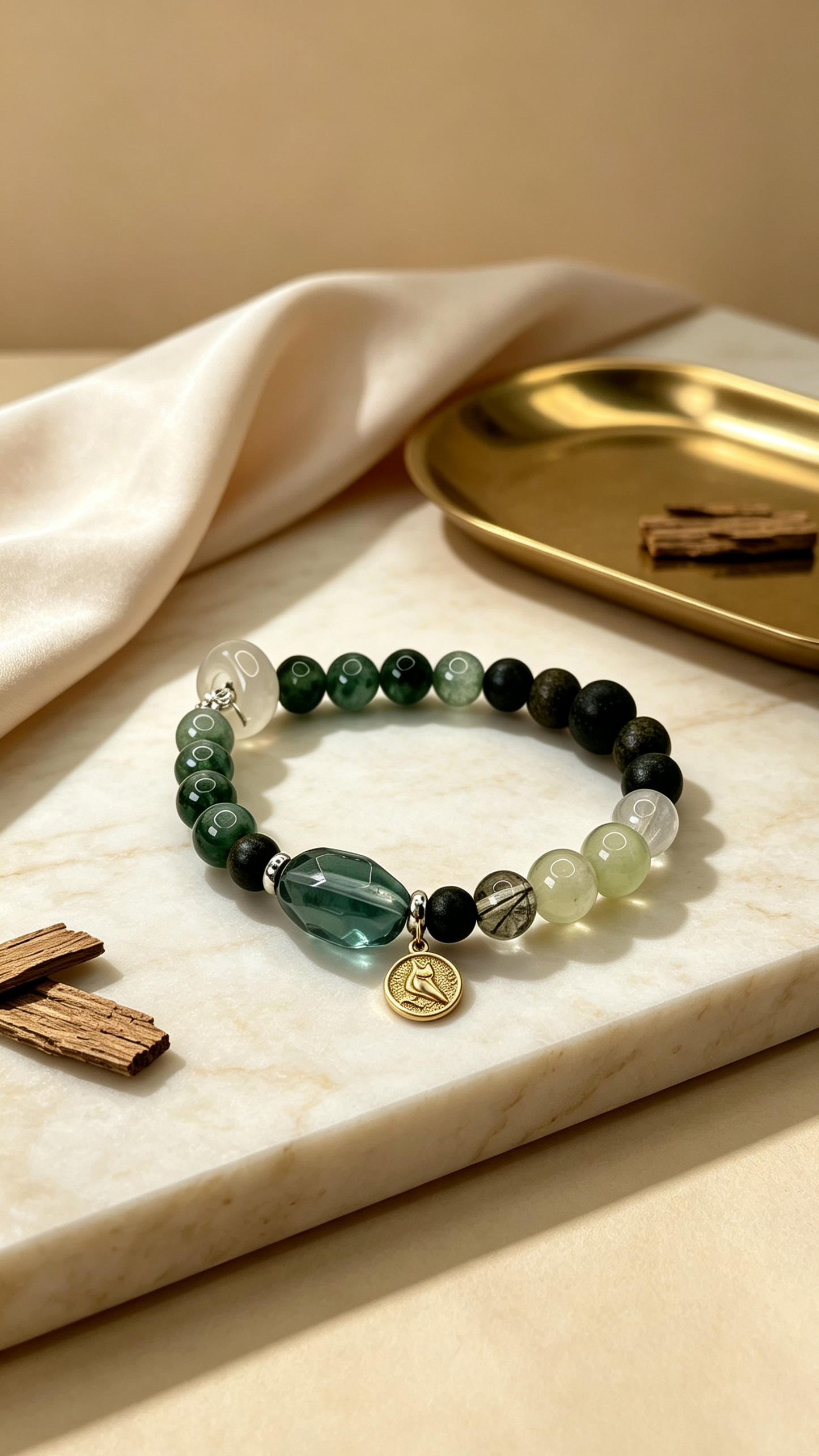 HANT Wood‑Energy Bracelet